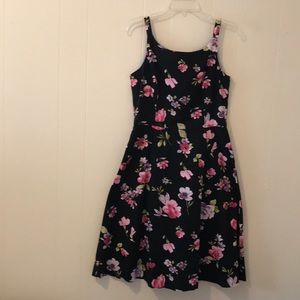 Black/Flowery Dress